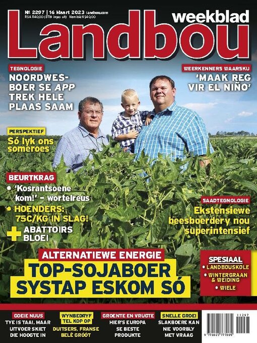 Title details for Landbouweekblad by Media 24 Ltd - Available